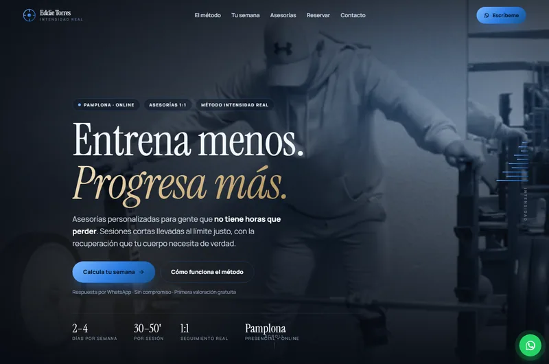 Eddie Torres, entrenador personal