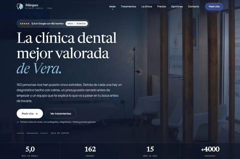 Márquez Clínica Dental, en Vera (Almería)