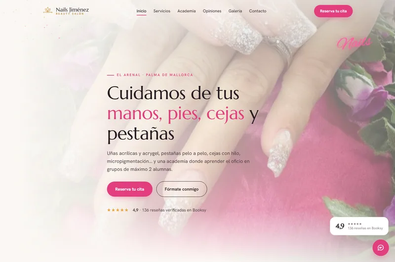 Nails Jiménez, uñas y estética en El Arenal