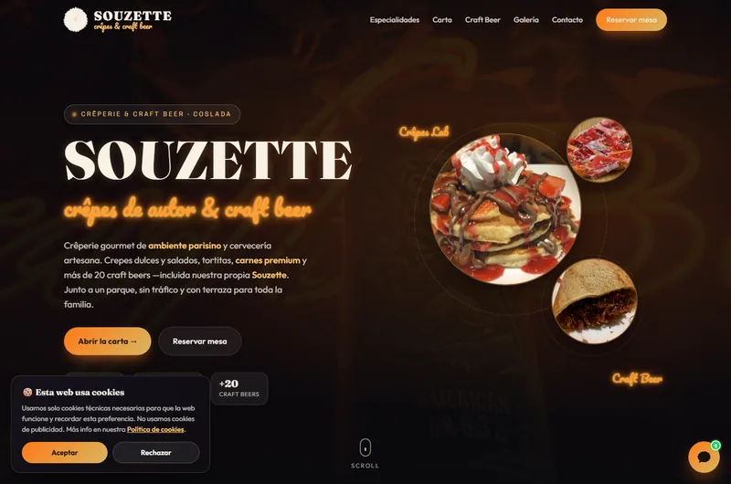 Souzette, crêperie en Coslada